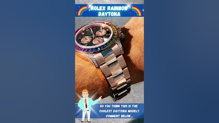 Is this one of the Best Rainbow Rolex Daytona in 2023? #shorts