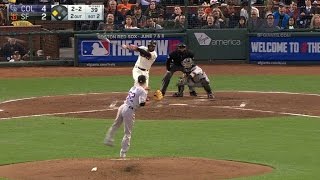 COL@SF: Span drives in Blanco with a double