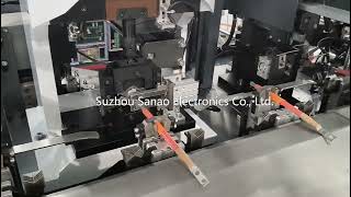 SA-LH235 Larger and More Precise Fully Automatic Double-head Hot-shrink Tube Threading Machine