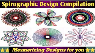 spirographic design compilation Part-1 || best designs for you