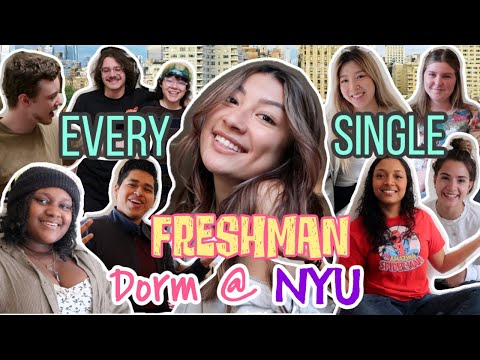 EVERY SINGLE FRESHMAN DORM @NYU (In Manhattan) | Michelle Andia