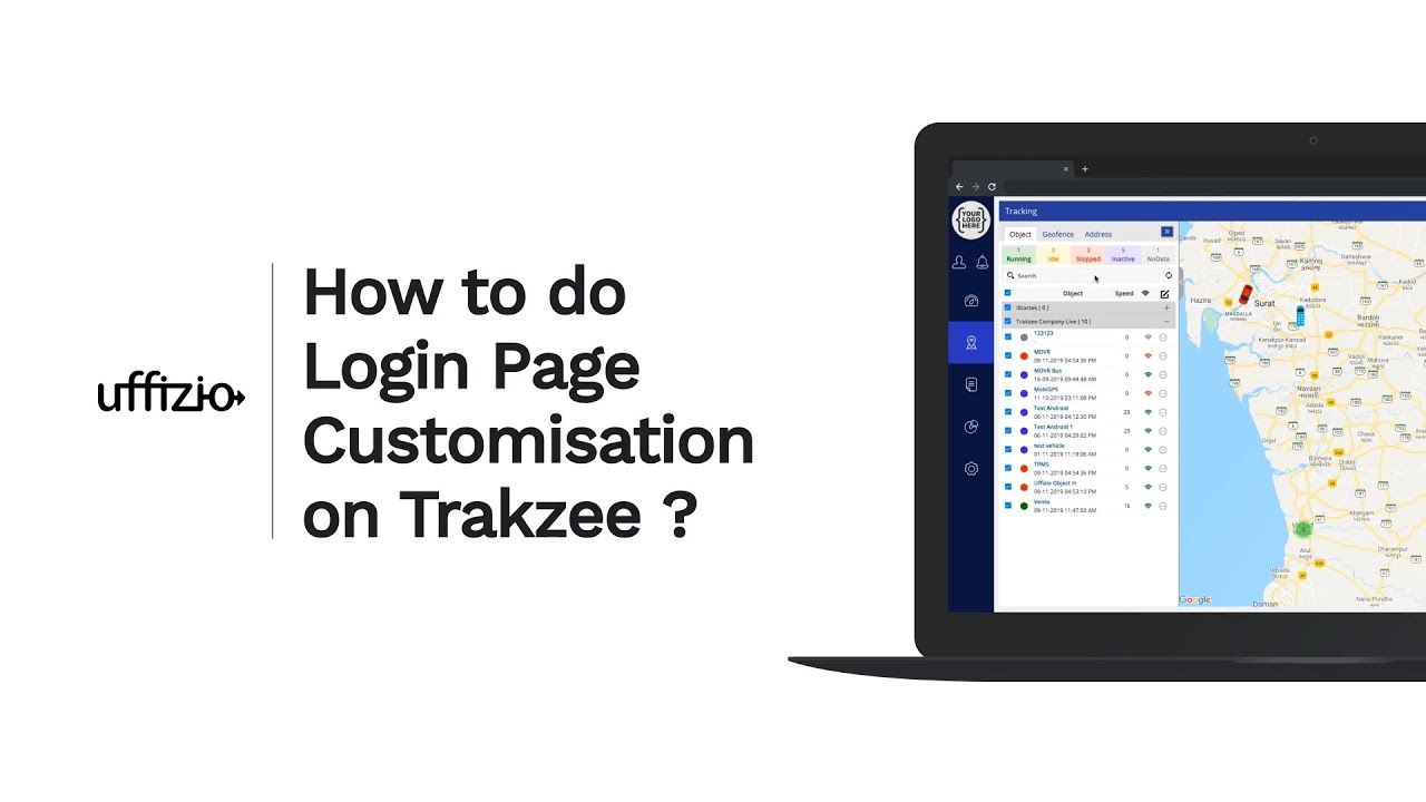 How to do Login Page Customisation on Trakzee ? - YouTube
