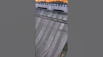 Expanded metal mesh making #expandedmesh #expandedmetal #expandedmeshmachine #satisfying #shorts