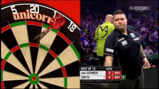 2016 Premier League of Darts Week 4 van Gerwen vs Smith