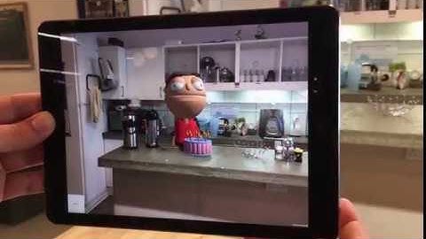 Apple ARKit Augmented Reality Demo staring VR Jackson