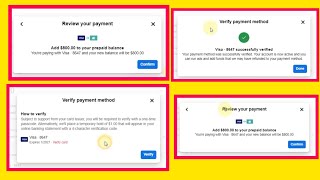 Facebook Prepaid Method | Visa otp bypass method | Facebook Threshold Method