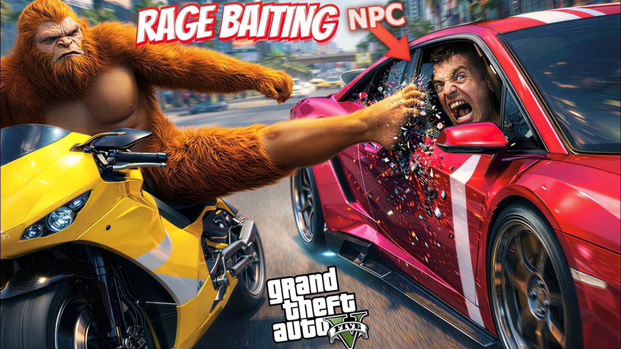 These GTA NPCS went INSANE over my *Ragebaiting* 💀