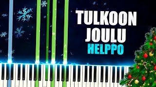 Tulkoon Joulu - EASY PIANO TUTORIAL