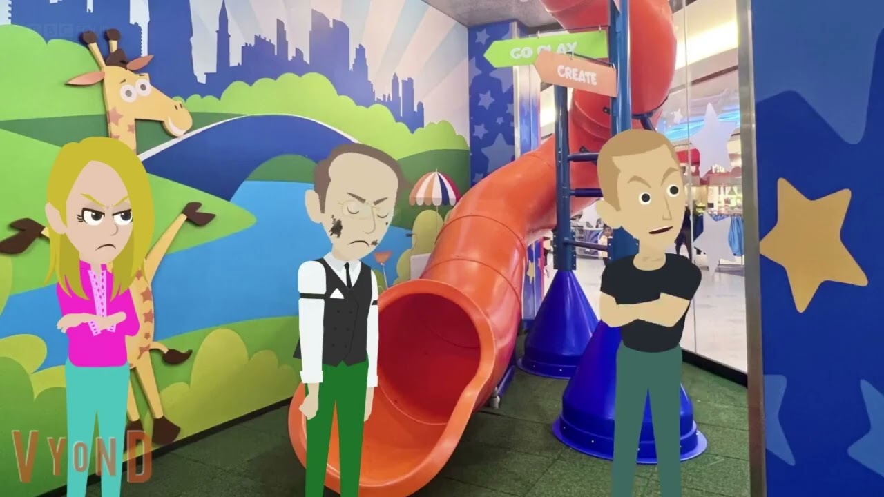 Childish Dad Misbehaves at Nickelodeon Universe on BBC Four August 16th, 2021 FAKE