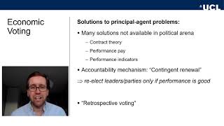 ESPS0015 Political Economy Week 9 Part 2 Principal agent models 2021
