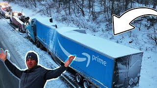 Epic Winter Storm Drone Video: Chaos Unleashed In Tennessee's Multi-vehicle Accidents