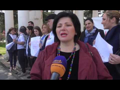 აქცია ქალაქის ცენტრალურ მოედანზე