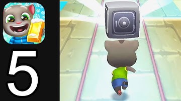 Talking Tom Gold Run - Gameplay Walkthrough Part 5 - Best run - ( iOS, Android )