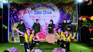Múa TIẾNG CHÀY TRÊN SÓC BOM BO Tốp Nữ  Xóm Chùa Biểu Diễn