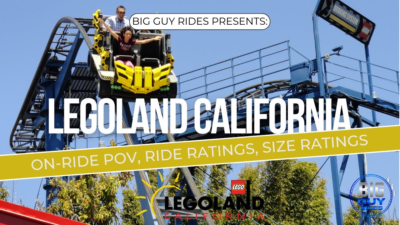 Legoland California - Carlsbad, CA - Full Tour, Review, Ride Ratings, Size Ratings - Big Guy Rides