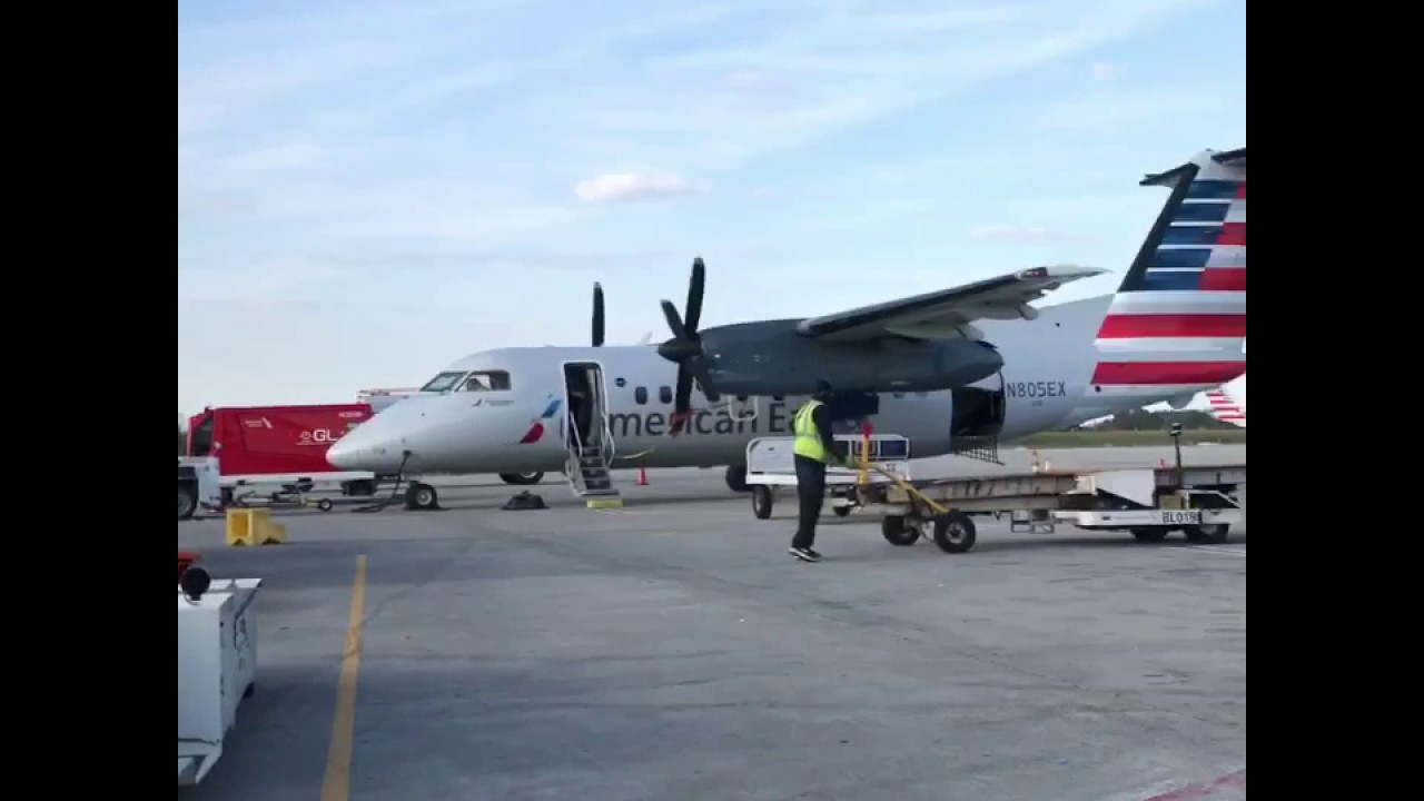 Boarding from the ramp in clt