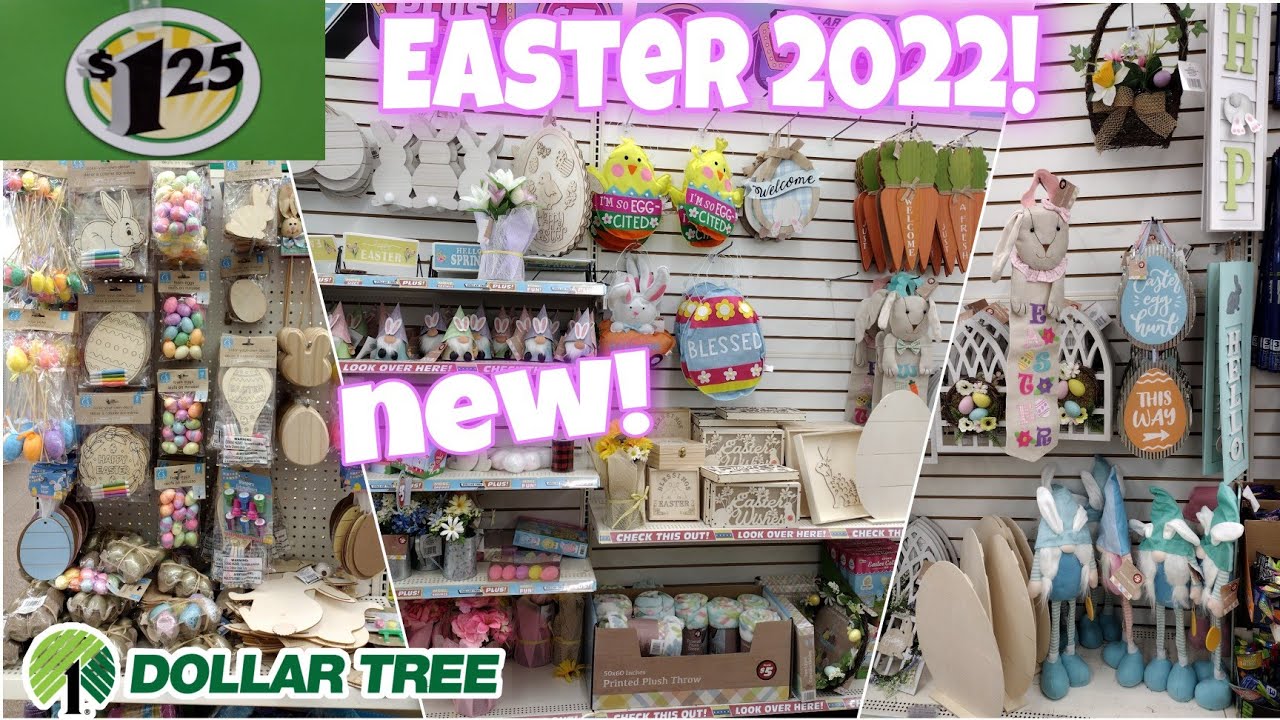*NEW* 2022 Spring/Easter At DOLLAR TREE!! *Easter Basket Ideas*