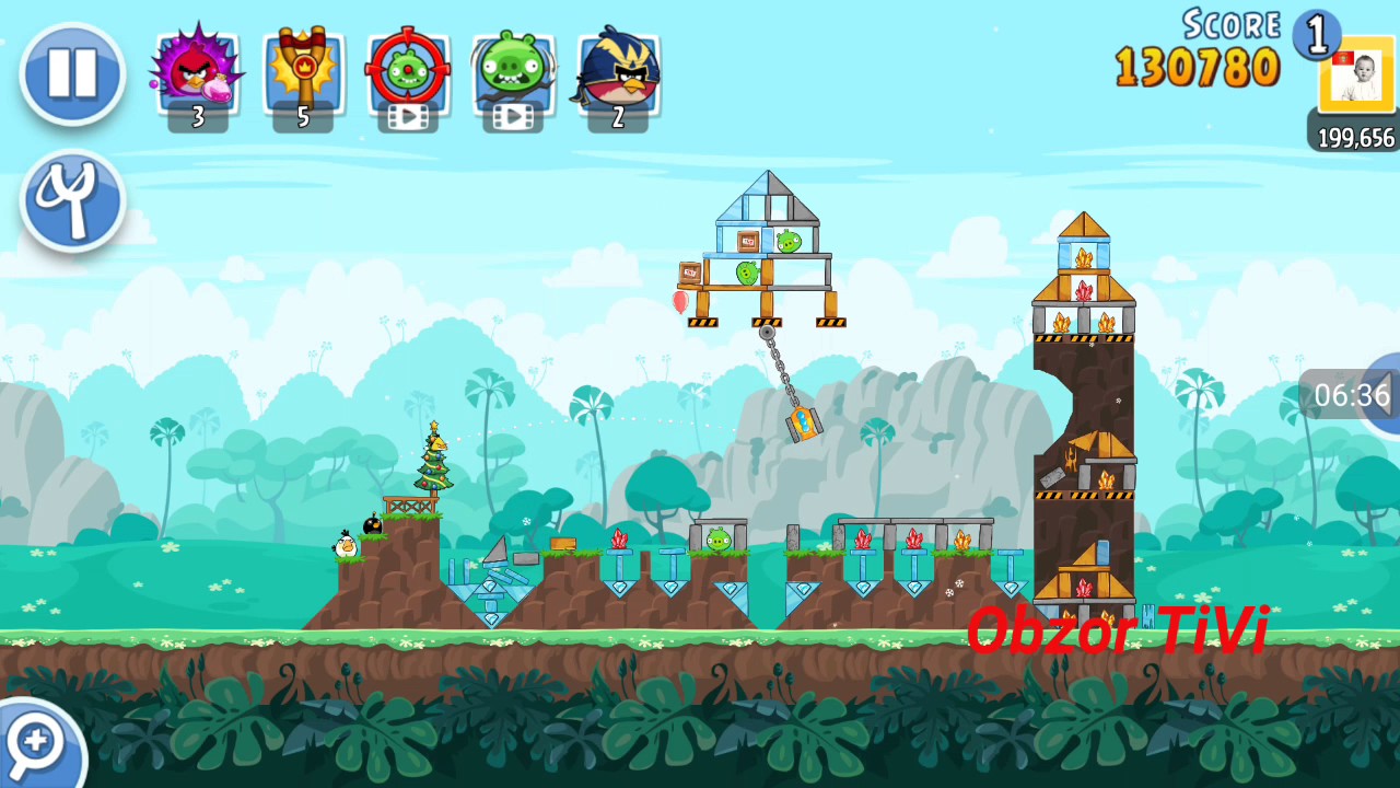 Прохождение уровней Angry Birds Friends от 16 марта 2017.