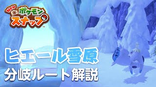 New ポケモンスナップ 攻略 ヒエール雪原の分岐ルートを解説！