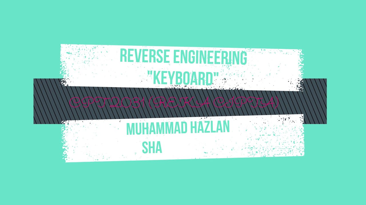Reverse Engineering : Keyboard - YouTube
