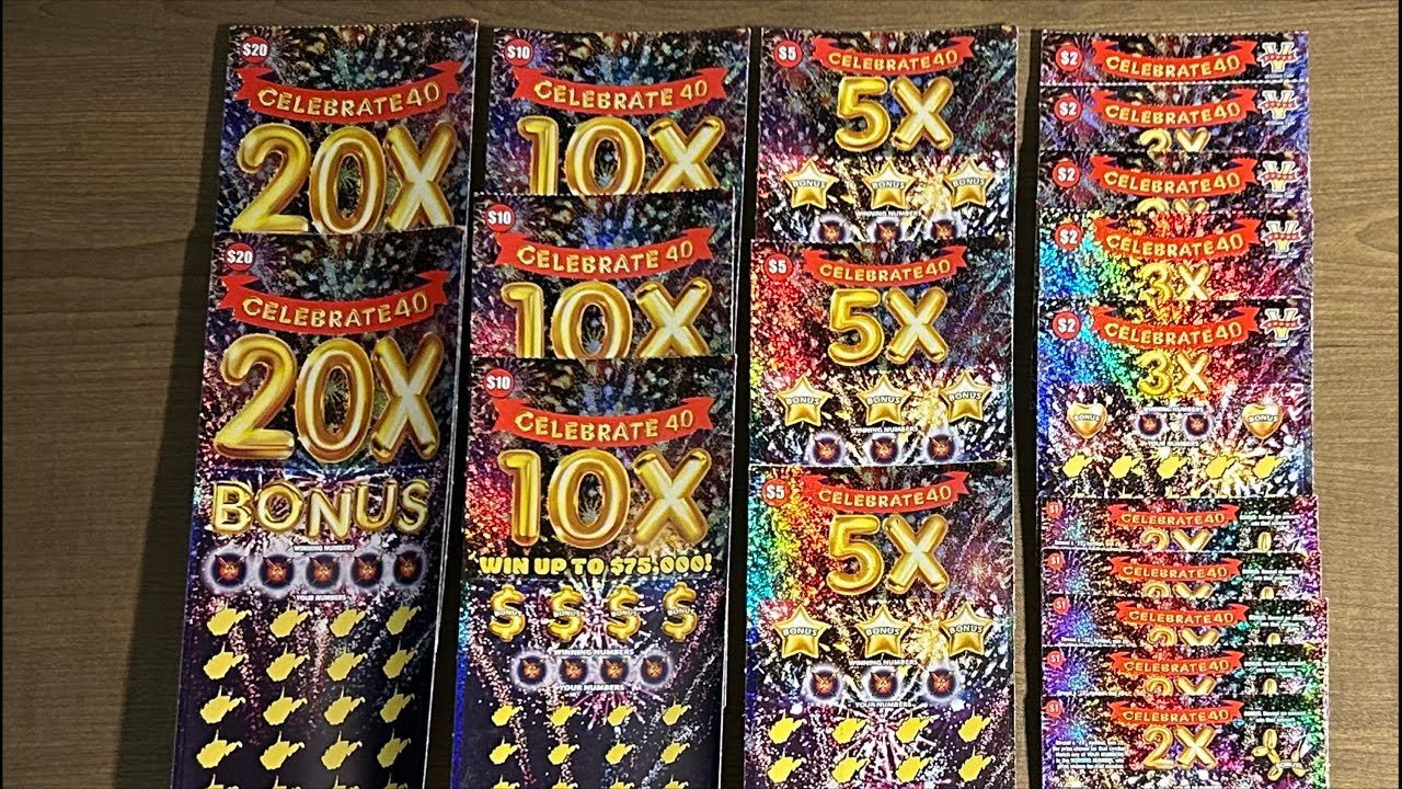 $100 Mix of new releases‼️ 40th Anniversary West Virginia lottery tickets 💰💰💰