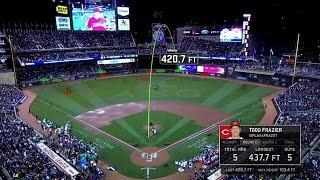 Statcast tracks Frazier's close-call home runs