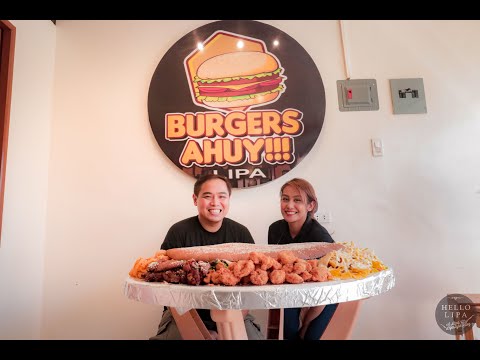 Burgers Ahuy Lipa: Home of the 27-inch King Kong Burger!