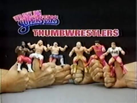 WWF LJN Thumb Wrestlers Commercial feat 