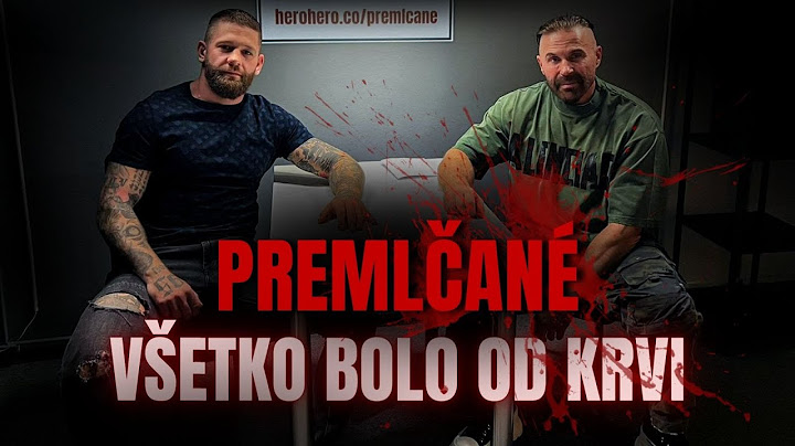 Milan Reichel : Všetko bolo od krvi | Premlčané