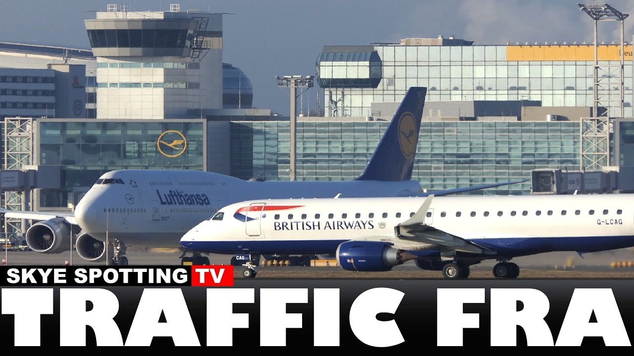 Rush Hour Frankfurt FRA Airport | Massive Aircraft Traffic | Plane Spotting | 30min