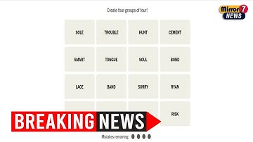 NYT ‘Connections’ Hints and Insights for January 11, 2025