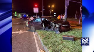 Two-car crash in Springfield; one person taken to hospital
