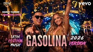 Daddy Yankee x Jennifer Lopez - Gasolina | Ultimate Party Remix | EDM Latin Megamix 2026