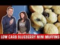 Best Low-Carb Keto Blueberry Mini Muffin Bites Recipe | Karen and Eric Berg