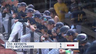 Late rally lifts VMI past ETSU, 5-4, snapping Bucs’ win streak