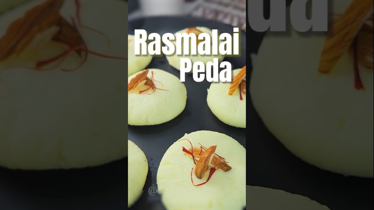 Melt-In-Mouth Rasmalai Peda 😋 | Instant Festive Sweet Recipe | 5-Minute Sweet | Pure Bliss 💛