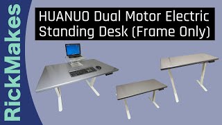 HUANUO Dual Motor Electric Standing Desk (Frame Only)