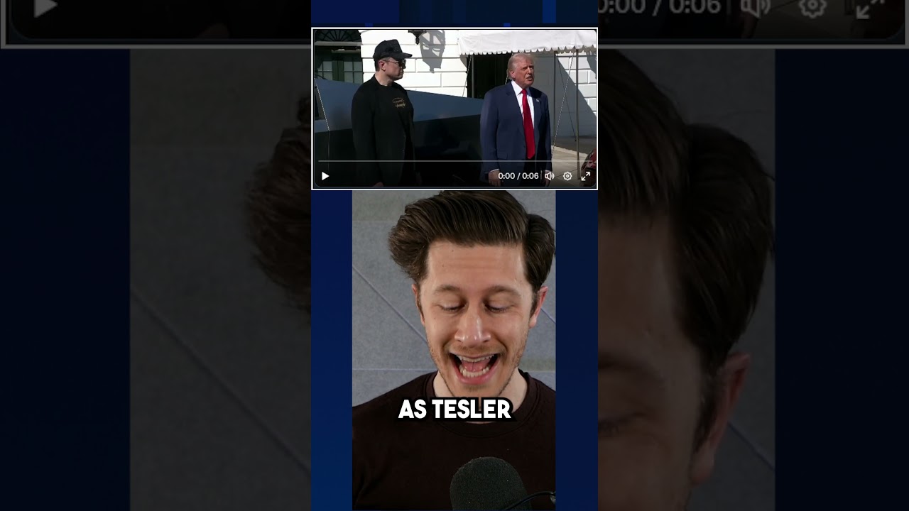 Trump does DESPERATE Tesla infomercial, calls it "TESLER"