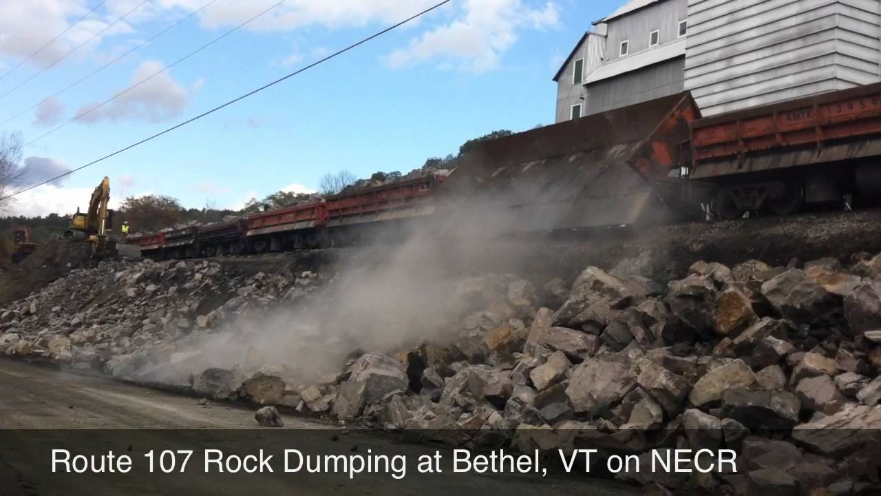 NECR Side dump Operation Bethel, VT YouTube
