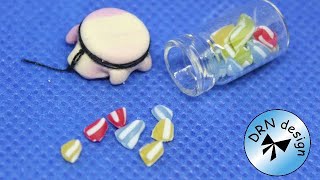 Polymer Clay Miniature - Hard Candy