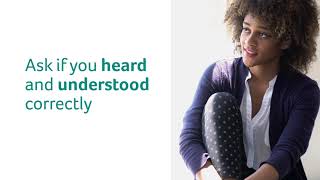 Listening to understand