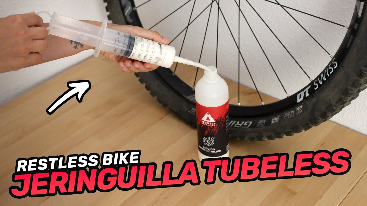 💉 Jeringuilla para inyectar el líquido Tubeless en la rueda de la