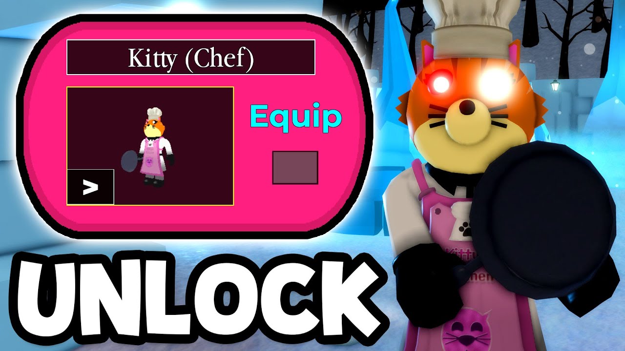 Как разблокировать котенка-повара в игре PIGGY! (Рождественский календарь, день 20)