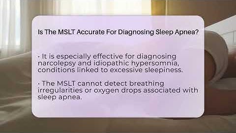Is The MSLT Accurate For Diagnosing Sleep Apnea? - Sleep Apnea Support Network