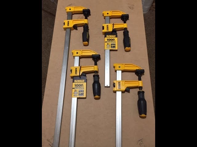 Dewalt Clamps...The Best?? - YouTube