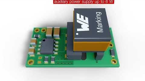 WE-AGDT – Compact Power Supply SMT Transformer for SiC-MOSFET’s