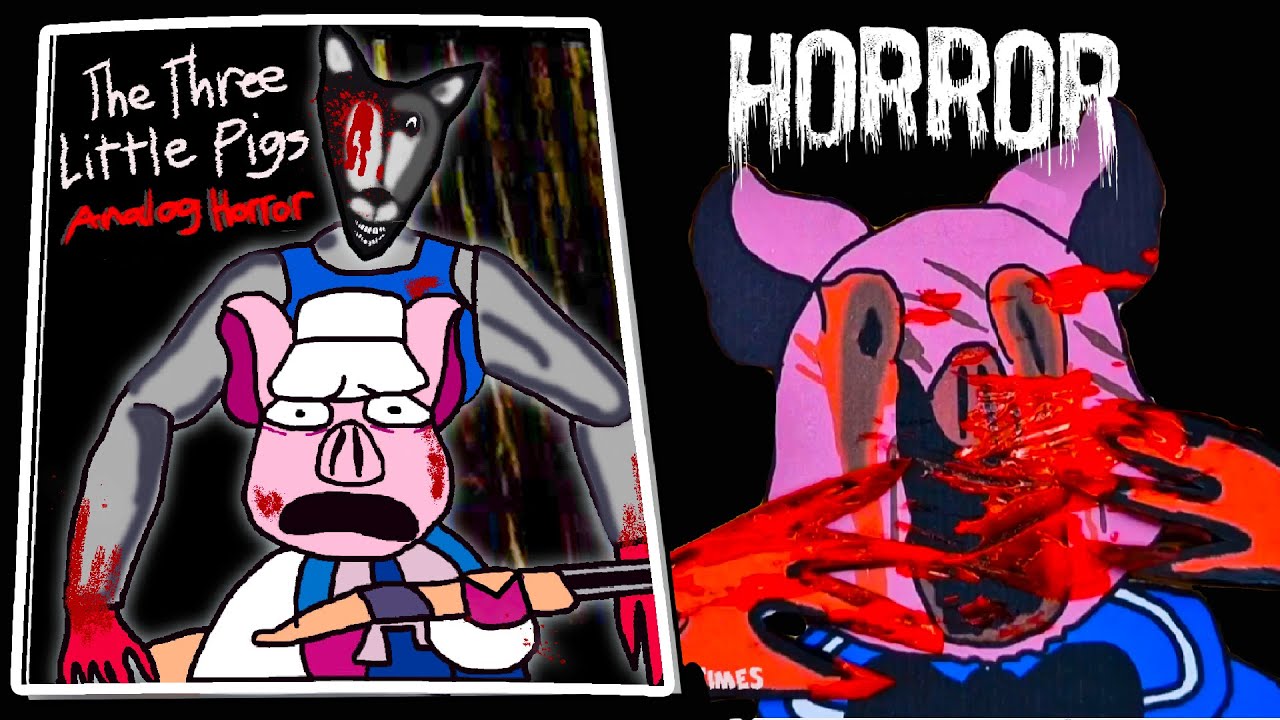 Три поросенка (аналоговый ужас) / DIY Три поросенка Ужасы @foxymations3671