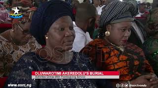 Akeredolu's burial activities climax with thanksgiving service