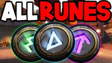How To GET ALL RUNES In The Forge! Roblox