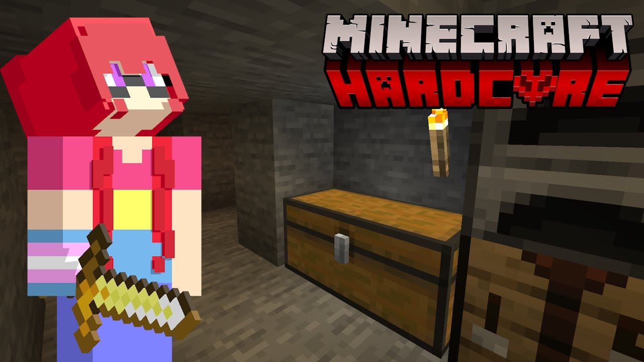 So We Back in the Mine - Minecraft Hardcore Episode 2 - YouTube